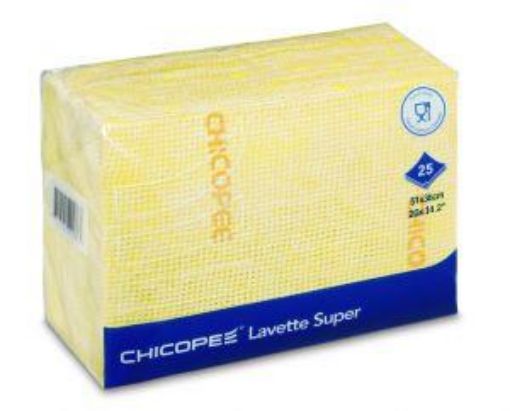 Picture of Chicopee® Lavette Super ANTIBAC Cloths 36x51cm - Yellow