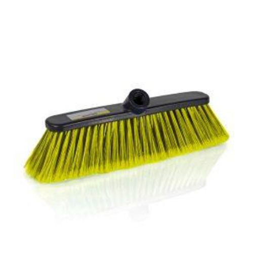 Picture of 30cm/ 12" Economy Brush Head Soft - Grey Head Yellow Fill