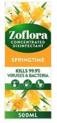 Picture of 500ml Zoflora Conc. Disinfectant Cleaner Deodoriser Springtime