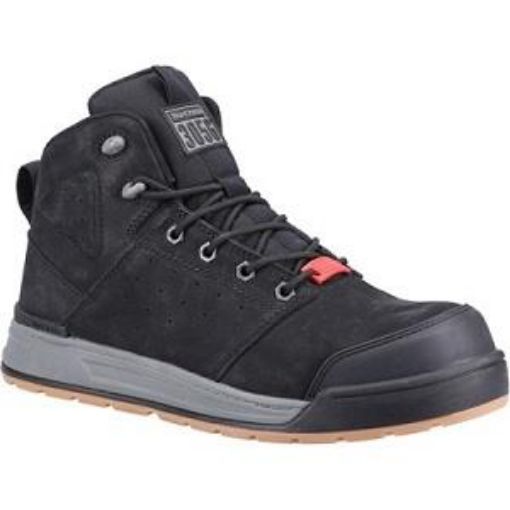 Picture of Hard Yakka 3056 Lace Zip S1 SRC Safety Boot - Black Size 6