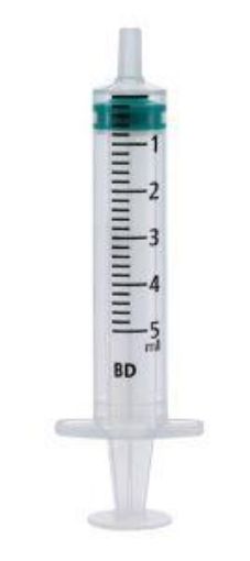 Picture of (100) BD Emerald 5ml Hyprodermic Syringe