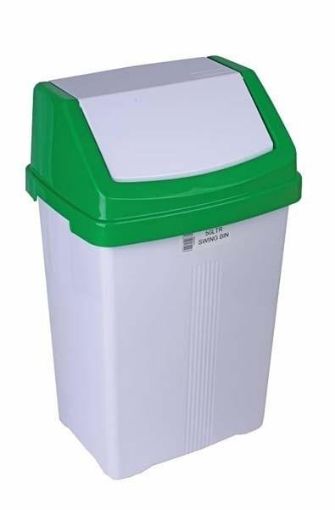 Picture of 50lt SWING BIN with GREEN LID