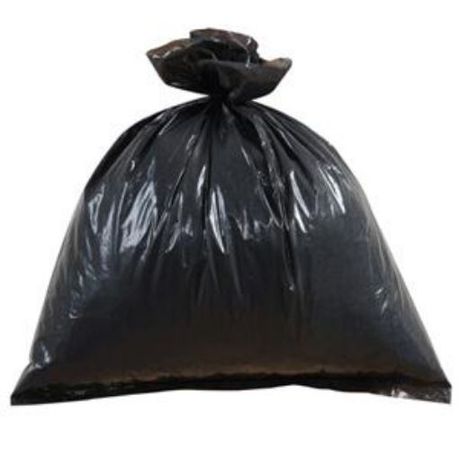 Picture of x100 Black Sack XHDuty18x29x38" CHSA 20kg 457x737x965mm BK090A9