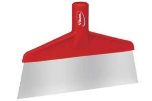 Picture of 11" VIKAN TABLE/FLOOR SCRAPER STEEL - RED