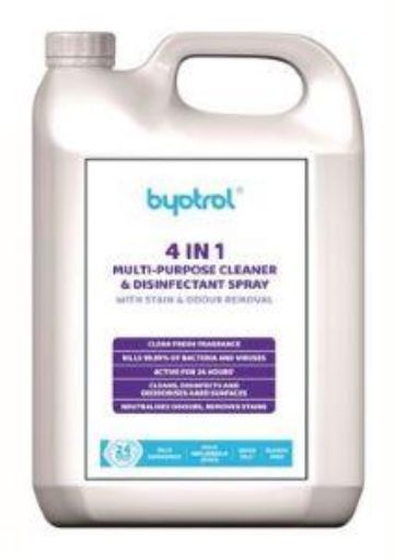 Picture of BYOTROL Conc 4in1 MSurface Cleaner Disinfectant Deodoriser & Stain Remover (5lt)