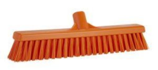 Picture of 16" / 410mm Vikan Platform Soft/Hard  Broom - Orange