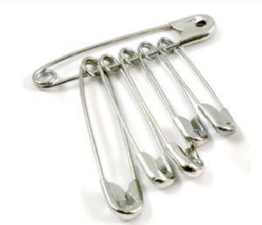 Picture of Safety Pins 6x100