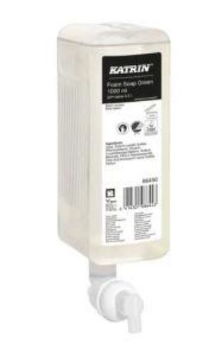 Picture of 6x1lt Katrin Hand Wash Foam Soap Cartridge - Green