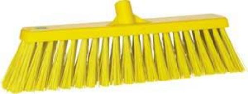 Picture of 18" VIKAN PLATFORM BRUSH STIFF - YELLOW