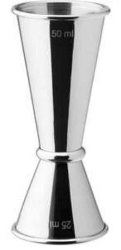 Picture of 25ml/50ml Classic Cone Jigger CA - Stainless Steel