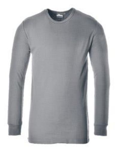 Picture of Thermal T Shirt Long Sleeve - Grey