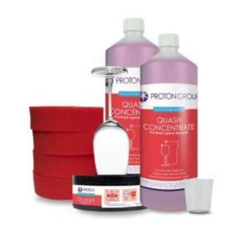 Picture of Quash Intro Glass Pre-Treament Pack - Tray, 4 x Sponges, Cup & 2 x 500ml Concentrate