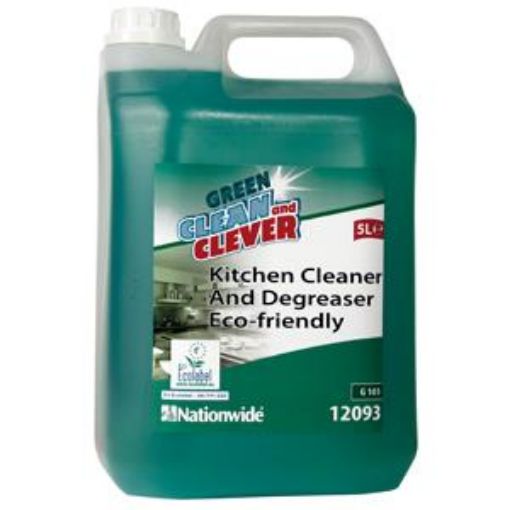 Picture of 2x5lt GREEN & CLEVER KITCHEN DEGREASER