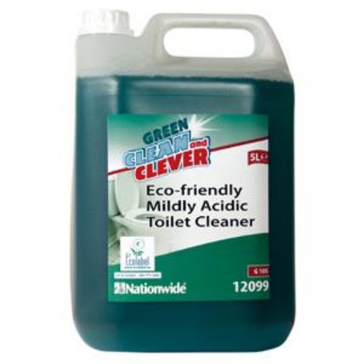 Picture of 2x5lt GREEN & CLEVER MILD TOILET CLEANER