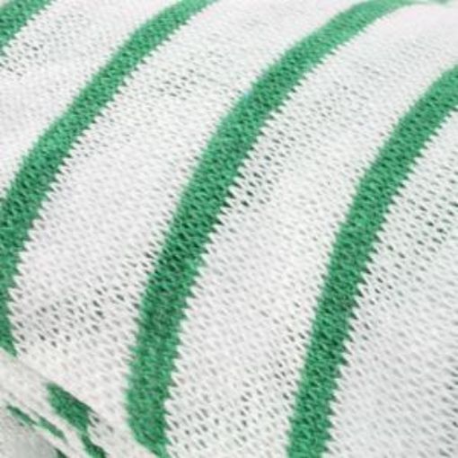 Picture of x10 Knitted Dishcloth 40x30cm - Green Stripe 