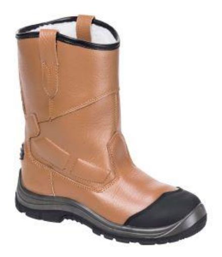 Picture of Steelite Rigger Boot Pro S3 Scuff Cap - Tan Size 6