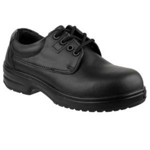 Picture of Amblers Ladies Lace Up Composite Safety Shoe - Black Size 2