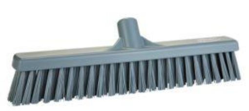 Picture of 16" / 410mm Vikan Platform Soft/Hard  Broom - Grey