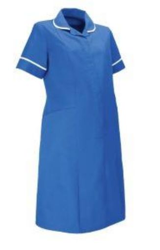 Picture of Maternity Dress - Hospital Blue  