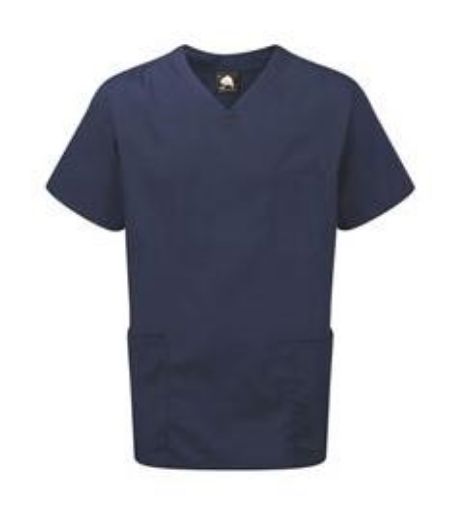 Picture of Healthcare Scrub Top - Navy Extra Small