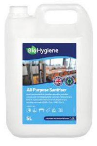 Picture of 2x5lt BioHygiene All Purpose Sanitiser Conc. Fragranced