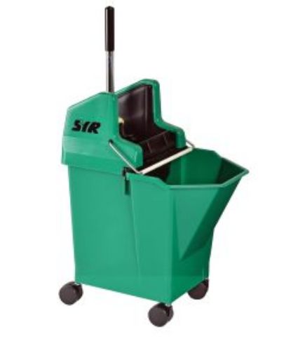 Picture of 9lt SYR Duo Press Mop Bucket - Green