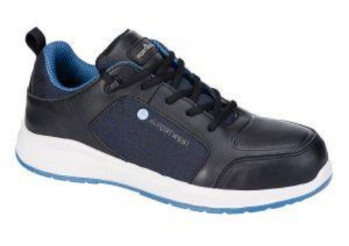 Picture of Eco Compositelite Safety Trainer S3S SR - Black/Blue Trim