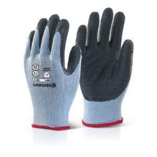 Picture of Latex Palm Coated Knitted Glove - Black/Grey