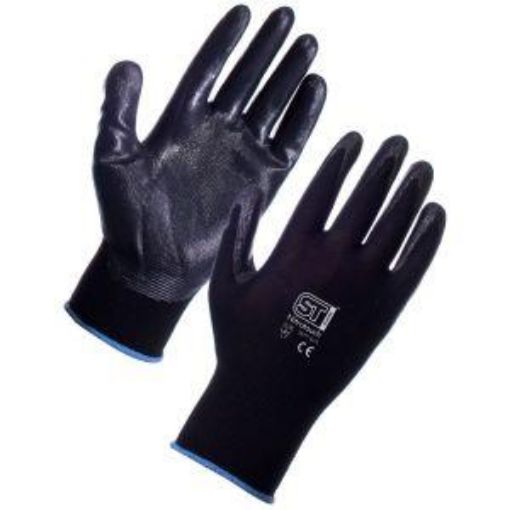 Picture of Nitrotouch Palm Dip Gloves - Black