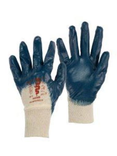 Picture of Nitrile Light Knitwrist Glove - Blue