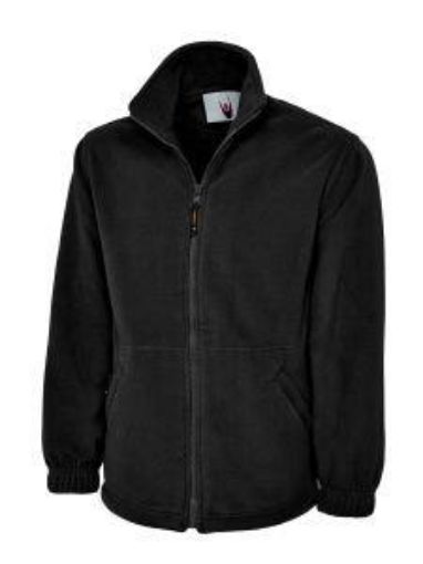 Picture of Uneek Classic Full ZIp Fleece - Black