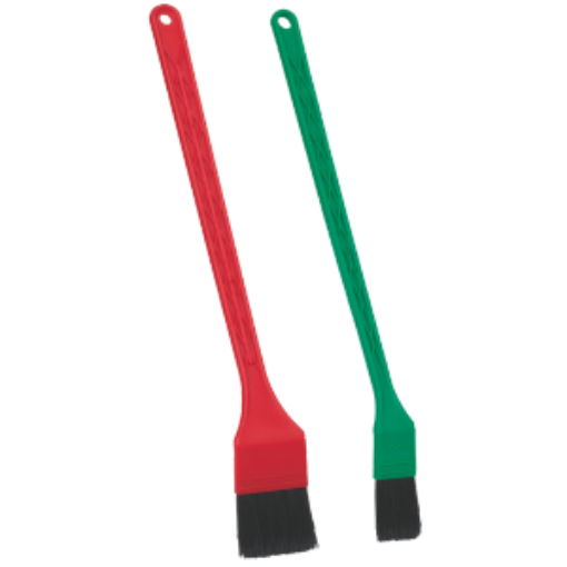 Picture of (2) Set of Detail Brushes 30mm & 50mm Soft x39cm -Red & Green