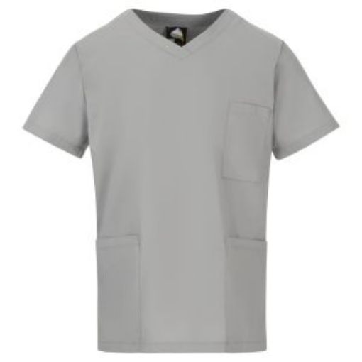 Picture of Unisex Healthcare Scrub Top - Grey