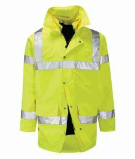 Picture of Bedivere Hi Vis 4in1 Waterproof Jacket - Yellow