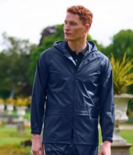 Picture of Regatta Mens Stormbreak Waterproof Jacket - Navy