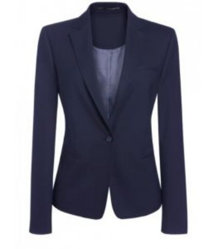 Picture of Lille Ladies Slim Fit Suit Jacket Regular - Navy