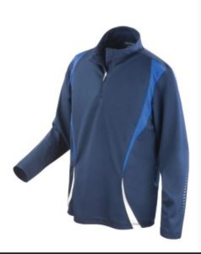 Picture of Spiro Sports Training Top - Navy Royal Blue 