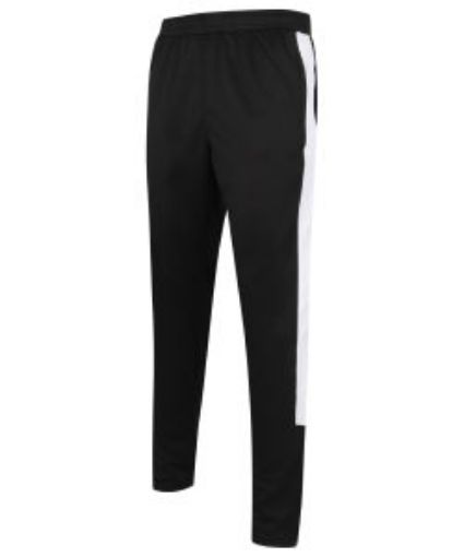 Picture of Finden-Hales Knitted Tracksuit Trousers - Black/White