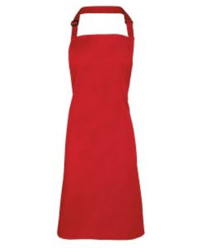 Picture of Premier Bib Apron - Red