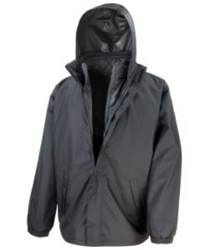 Picture of Result Core 3in1 Waterproof Jacket & Bodywarmer - Black