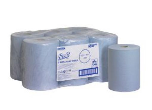 Picture of 6658 Scott® Slimroll™ Hand Towel Rolls 6x165m - Blue